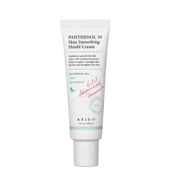 AXIS-Y Panthenol 10 Skin Smoothing Shield Cream - atkuriamasis veido kremas