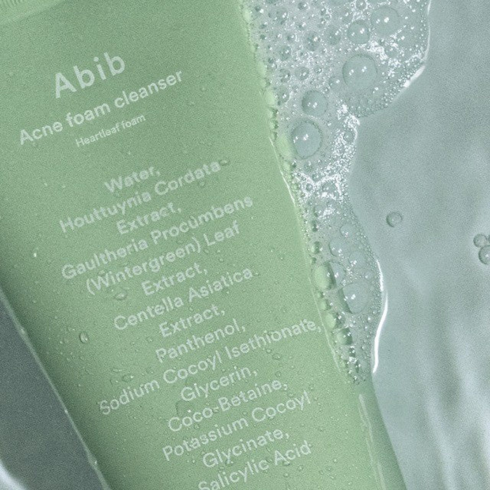 Abib Acne Foam Cleanser Heartleaf Foam - veido prausiklis problematiškai odai