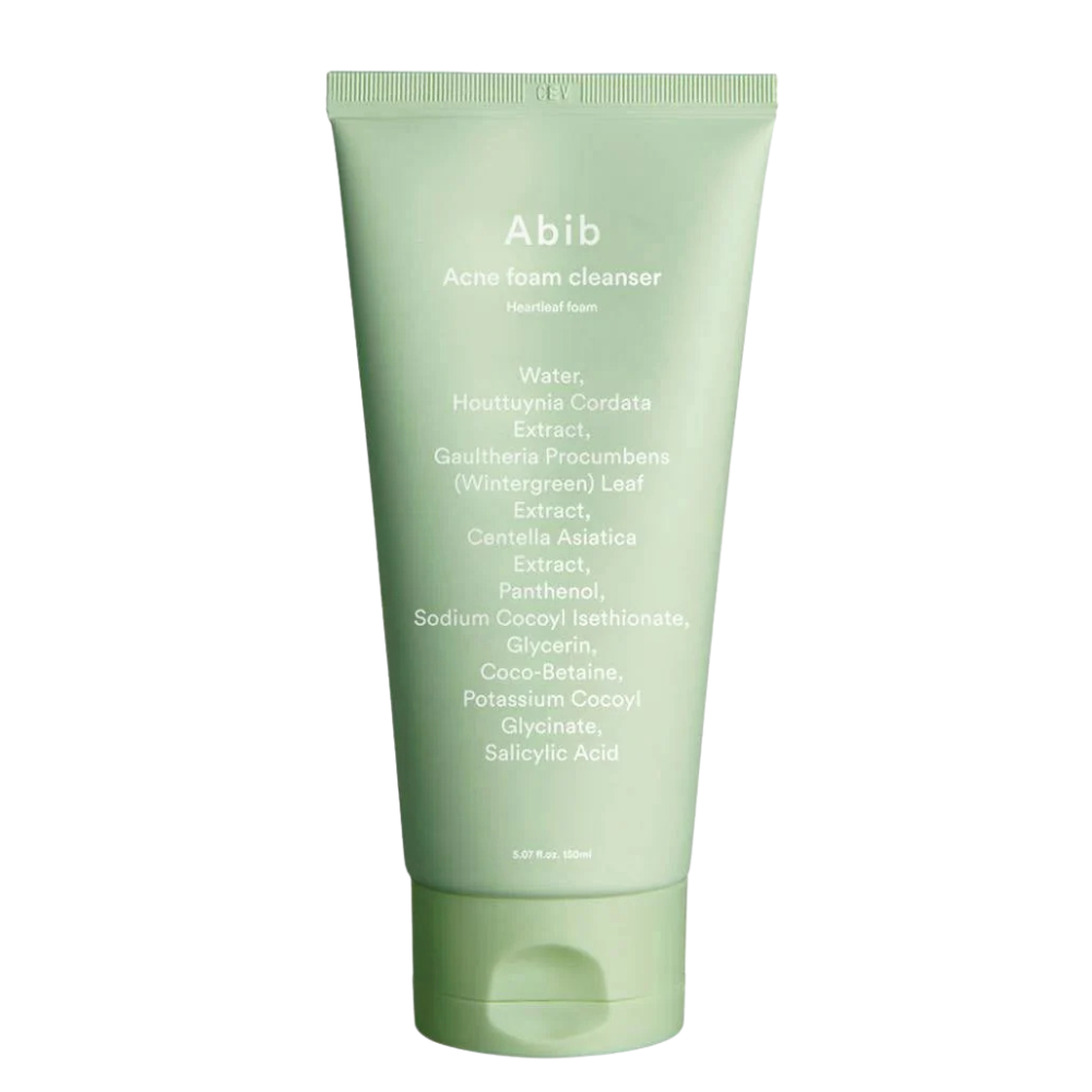 Abib Acne Foam Cleanser Heartleaf Foam - veido prausiklis problematiškai odai