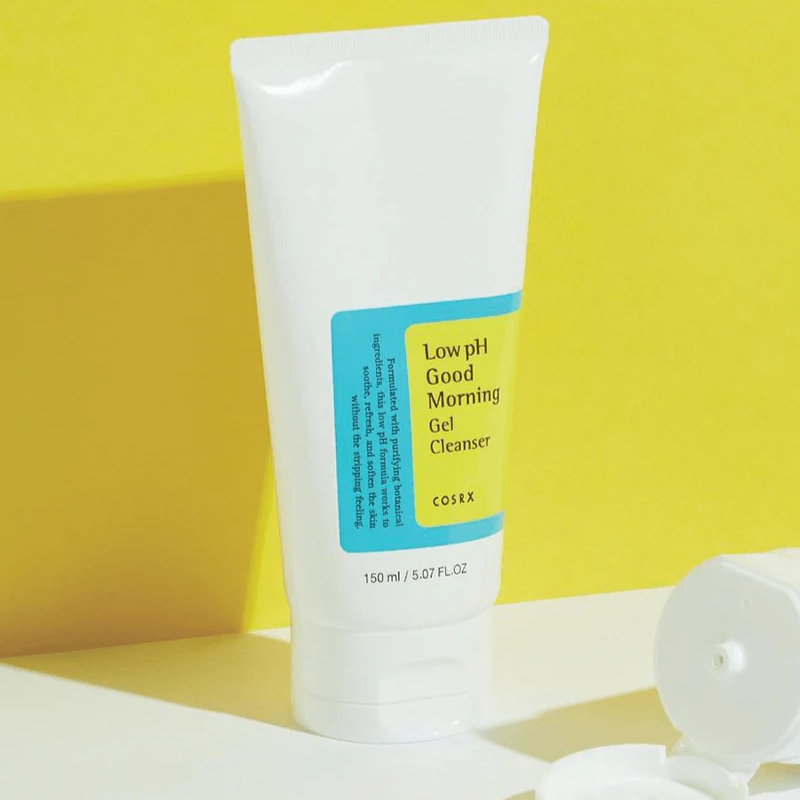 Cosrx Low Ph Good Morning Gel Cleanser - švelniai rūgštinis gelinis veido prausiklis