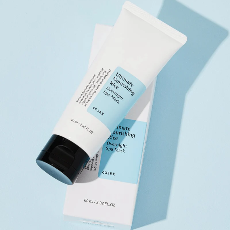 Cosrx Ultimate Nourishing Rice Overnight Spa Mask - naktinė drėkinanti kaukė su ryžių ekstraktu