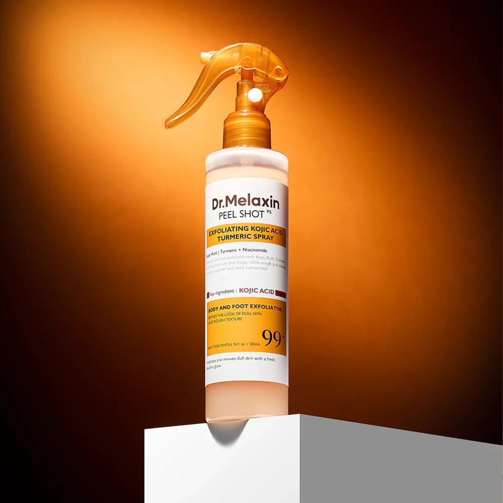 Dr.Melaxin Peel Shot Exfoliating Kojic Acid Turmeric Spray - purškiamas kūno šveitiklis