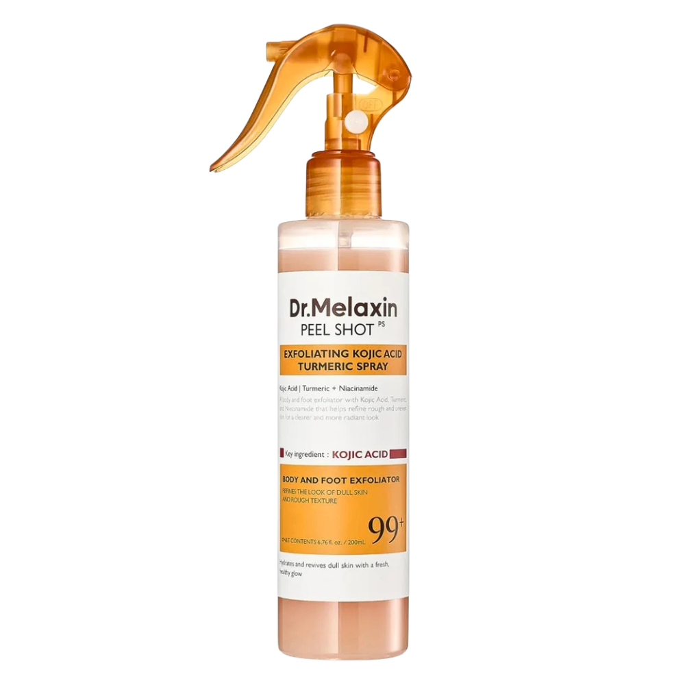 Dr.Melaxin Peel Shot Exfoliating Kojic Acid Turmeric Spray - purškiamas kūno šveitiklis