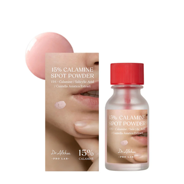 Dr. Althea 15% Calamine Spot Powder - priemonė nuo spuogų