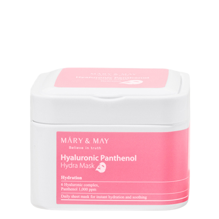 Mary&May Hyaluronic Panthenol Hydra Mask – drėkinančių lakštinių kaukių rinkinys