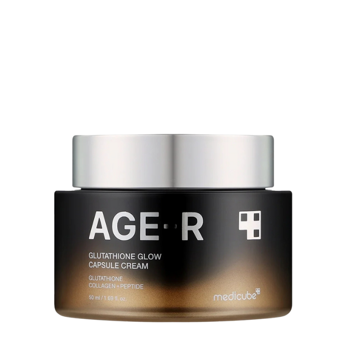 Medicube AGE-R Glutathione Glow Capsule Cream - skaistinamasis veido kremas su glutationu