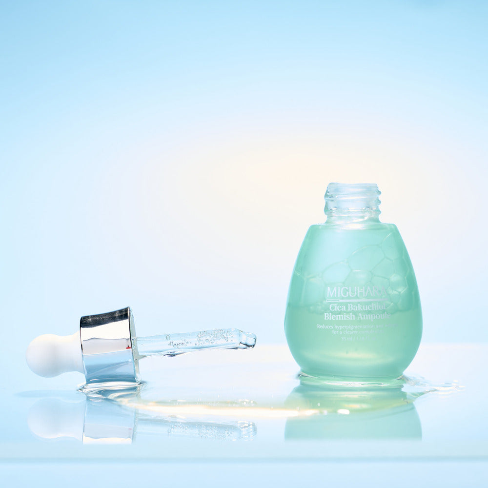 Miguhara Cica Bakuchiol Blemish Ampoule - veido serumas probleminei odai