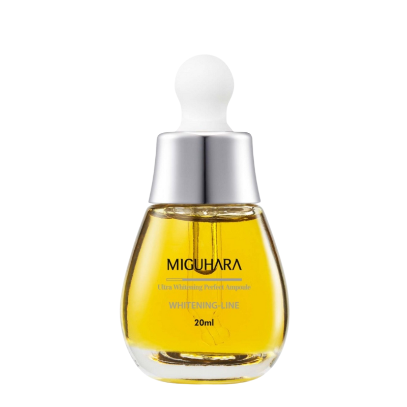 Miguhara Ultra Whitening Perfect Ampoule - šviesinantis veido serumas