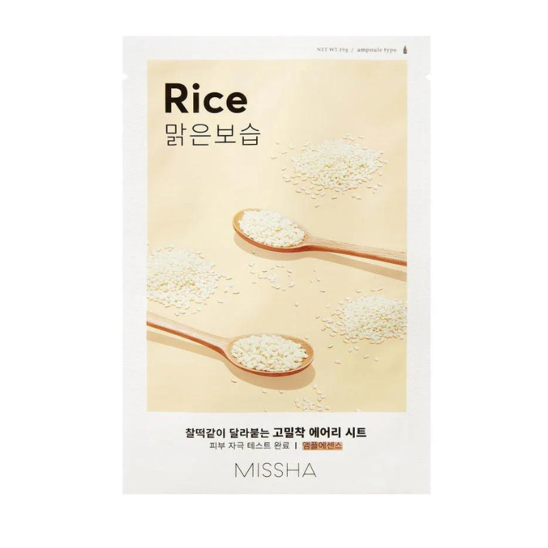 Missha Airy Fit Sheet Mask Rice - lakštinė veido kaukė
