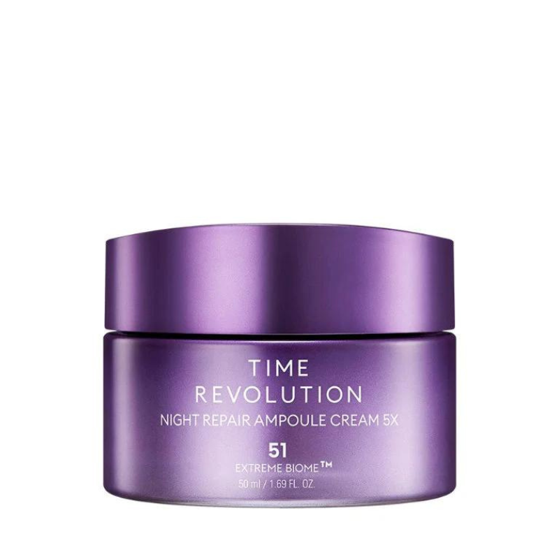 Missha Time Revolution Night Repair Ampoule Cream 5X - naktinis veido kremas