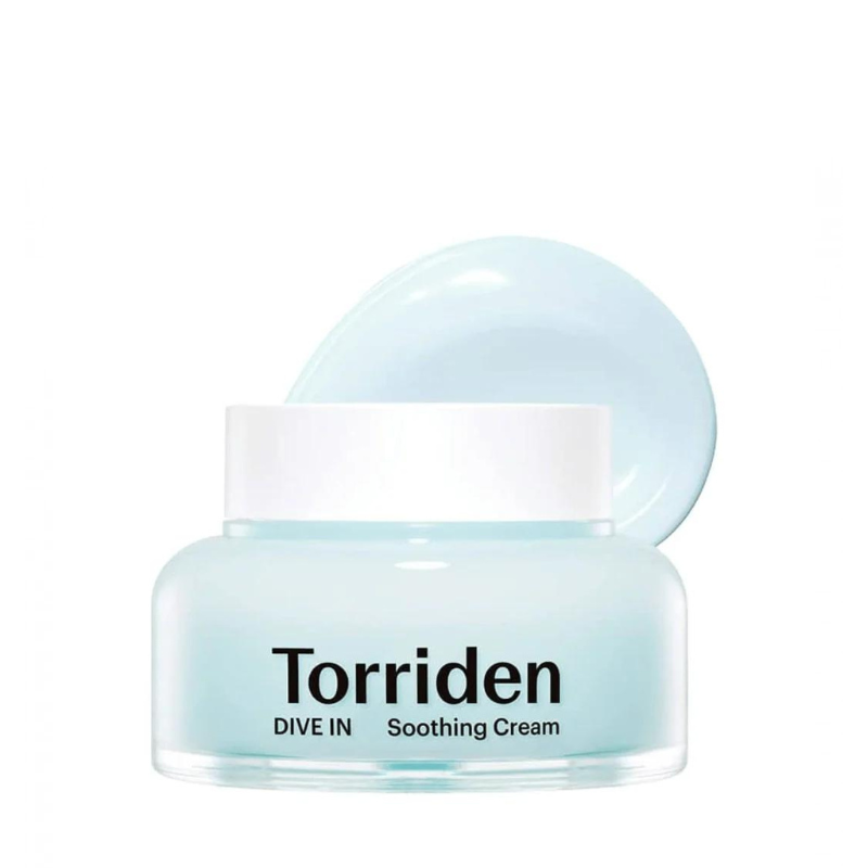 Torriden DIVE-IN Low Molecular Hyaluronic Acid Soothing Cream - raminantis veido kremas