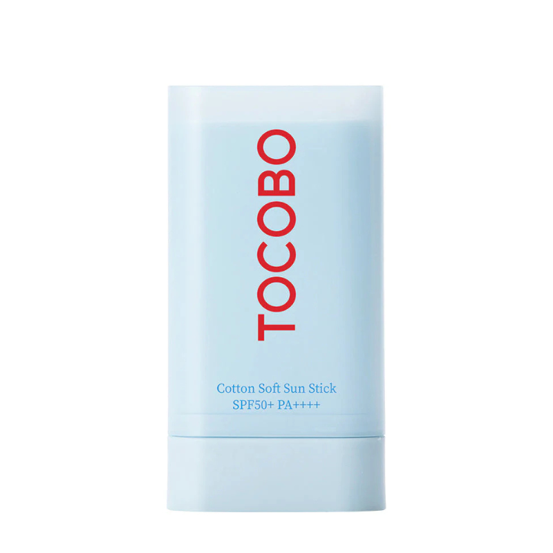 Tocobo Cotton Soft Sun Stick SPF50+ PA++++ – Sztyft przeciwsłoneczny bez bielenia