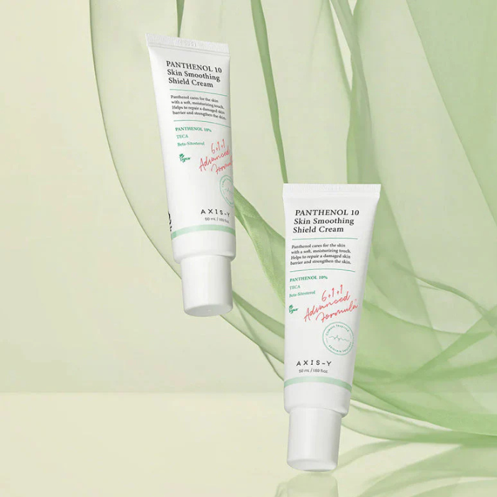AXIS-Y Panthenol 10 Skin Smoothing Shield Cream - atkuriamasis veido kremas