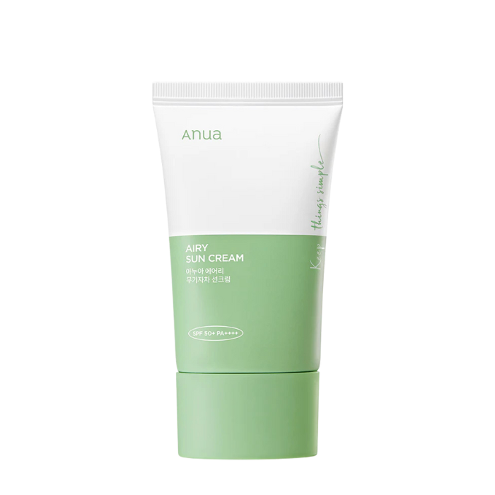 Anua Airy Sun Cream SPF50+ PA++++ - apsauginis kremas nuo saulės