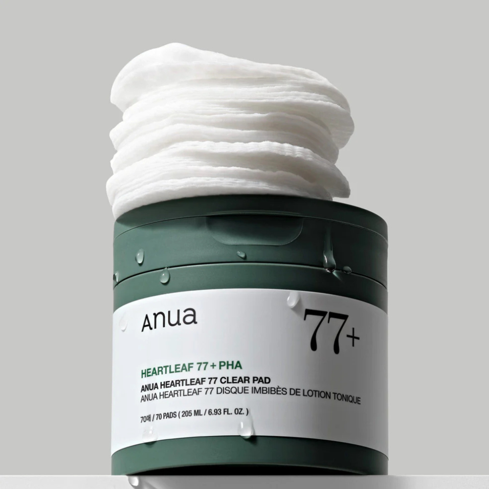Anua Heartleaf 77 Clear Pad - toniko padeliai