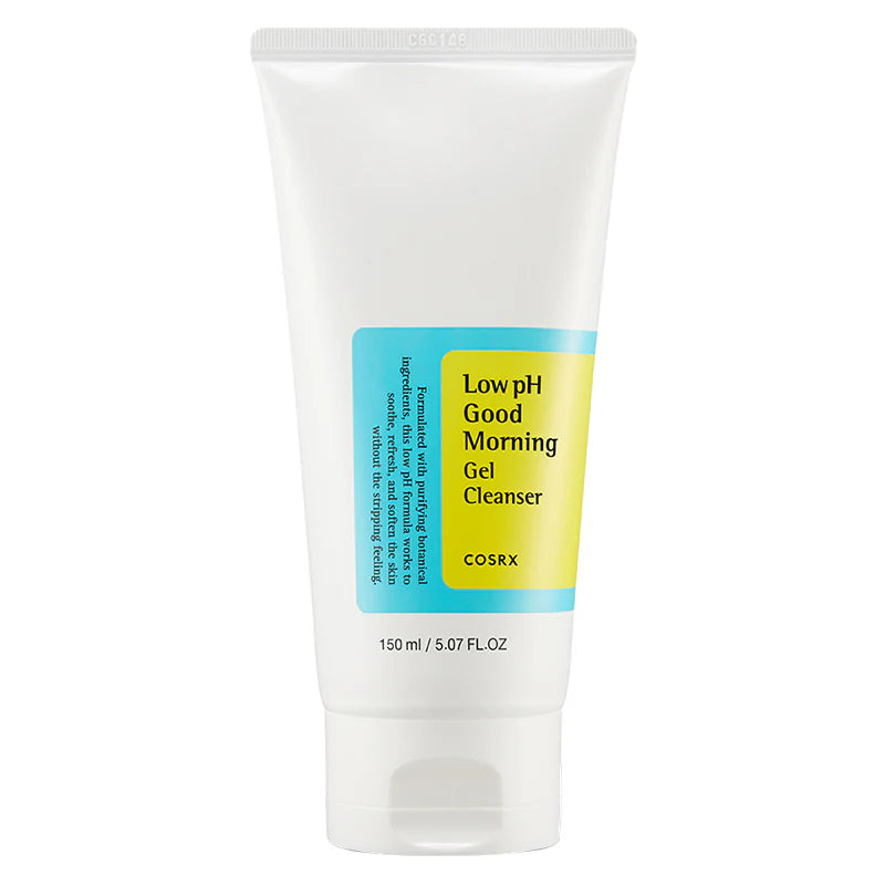Cosrx Low Ph Good Morning Gel Cleanser - švelniai rūgštinis gelinis veido prausiklis
