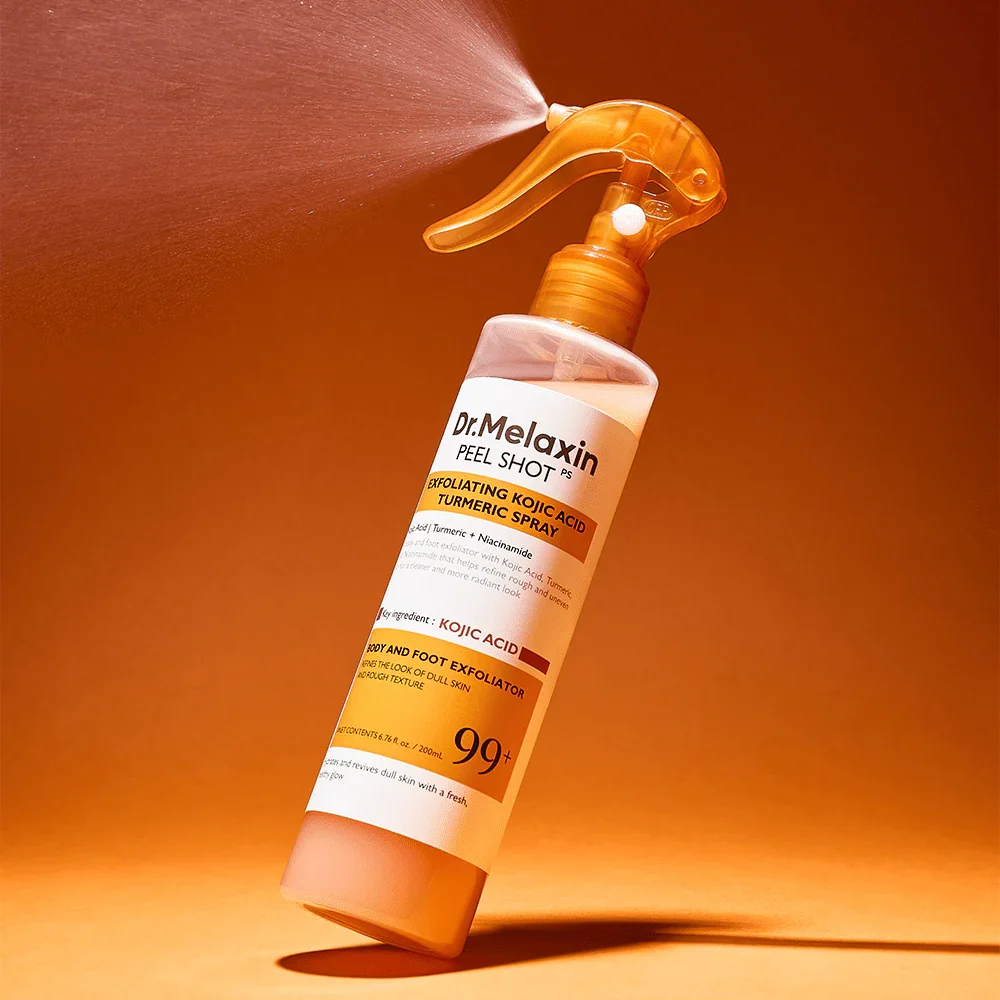 Dr.Melaxin Peel Shot Exfoliating Kojic Acid Turmeric Spray - purškiamas kūno šveitiklis
