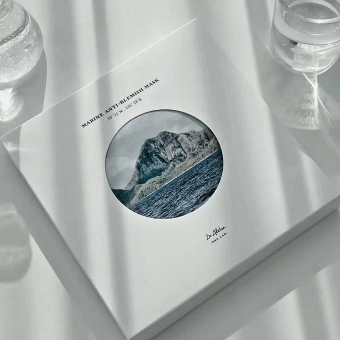 Dr. Althea Marine Anti-Blemish Mask - atkuriamoji lakštinė veido kaukė