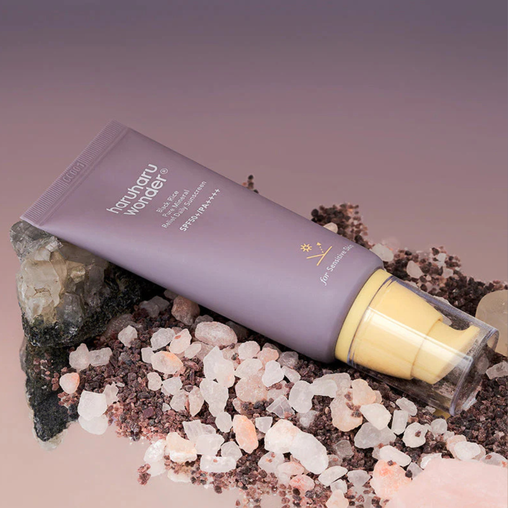 Haruharu Wonder Black Rice Pure Mineral Relief Daily Sunscreen SPF 50+ - apsauginis kremas nuo saulės