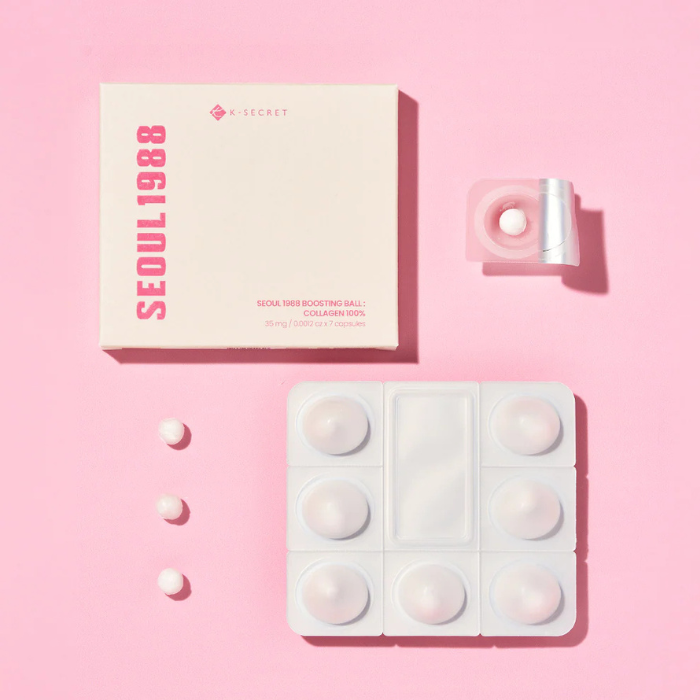 KSECRET SEOUL 1988 Boosting Ball : Collagen 100% - kolageno kapsulės