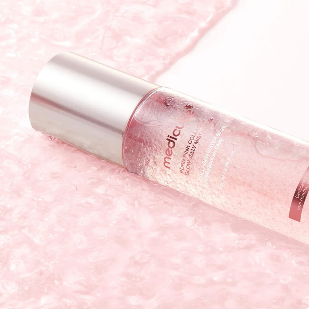 Medicube PDRN Pink Collagen Glow Jelly Mist Serum - veido serumas (dulksna)