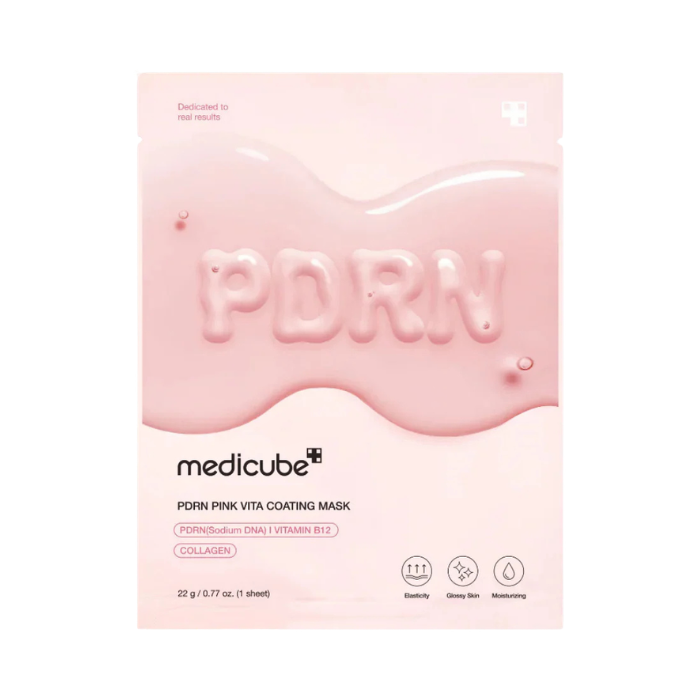 Medicube PDRN Pink Vita Coating Mask - veido kaukė su PDRN