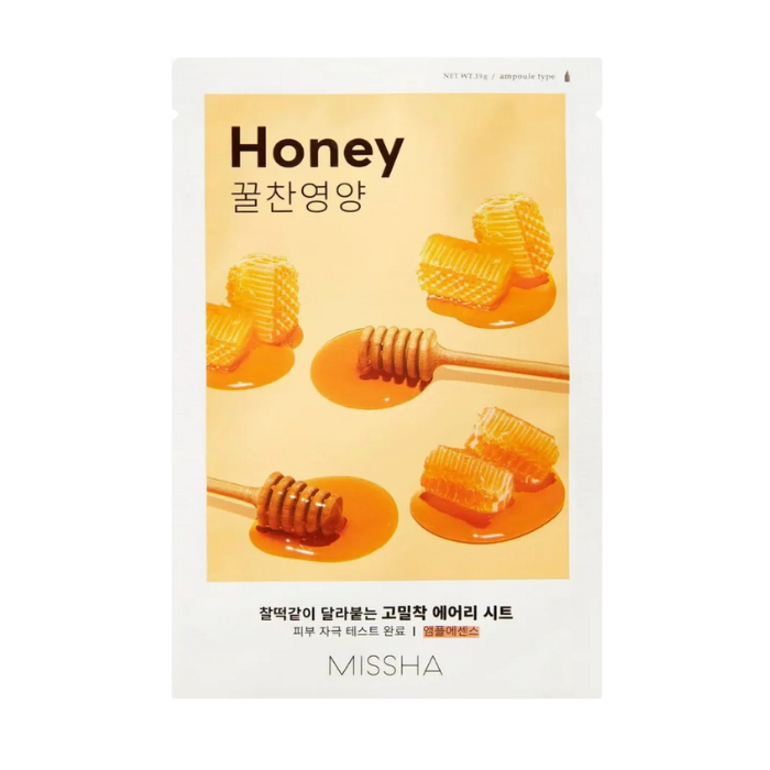 Missha Airy Fit Honey Sheet Mask - lakštinė veido kaukė