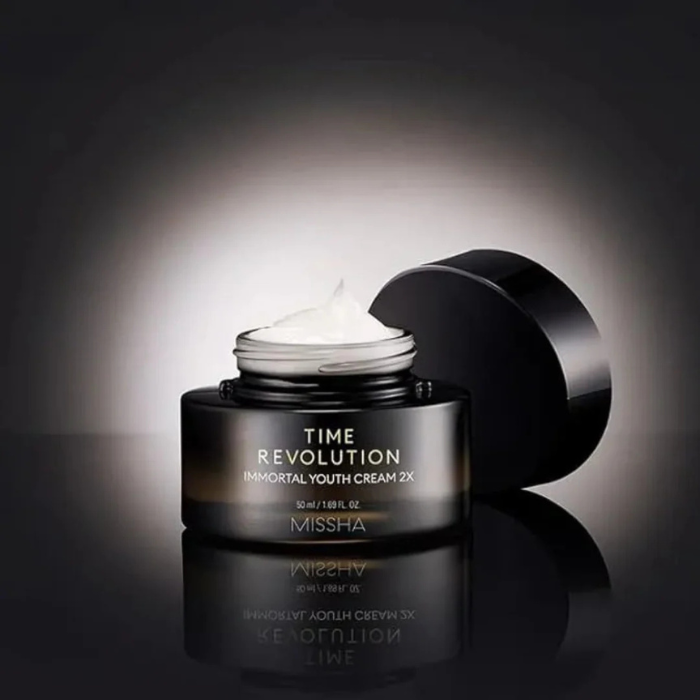 Missha Time Revolution Immortal Youth Cream 2X - veido kremas brandžiai odai