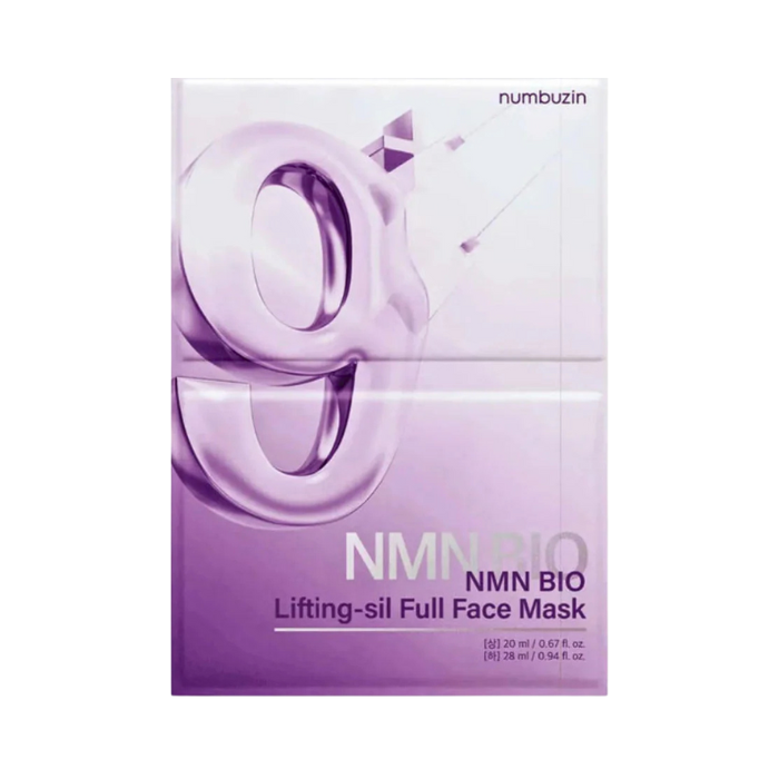 Numbuzin No.9 Nad Bio Lifting Full Cover Facial Mask - stangrinamoji veido kaukė