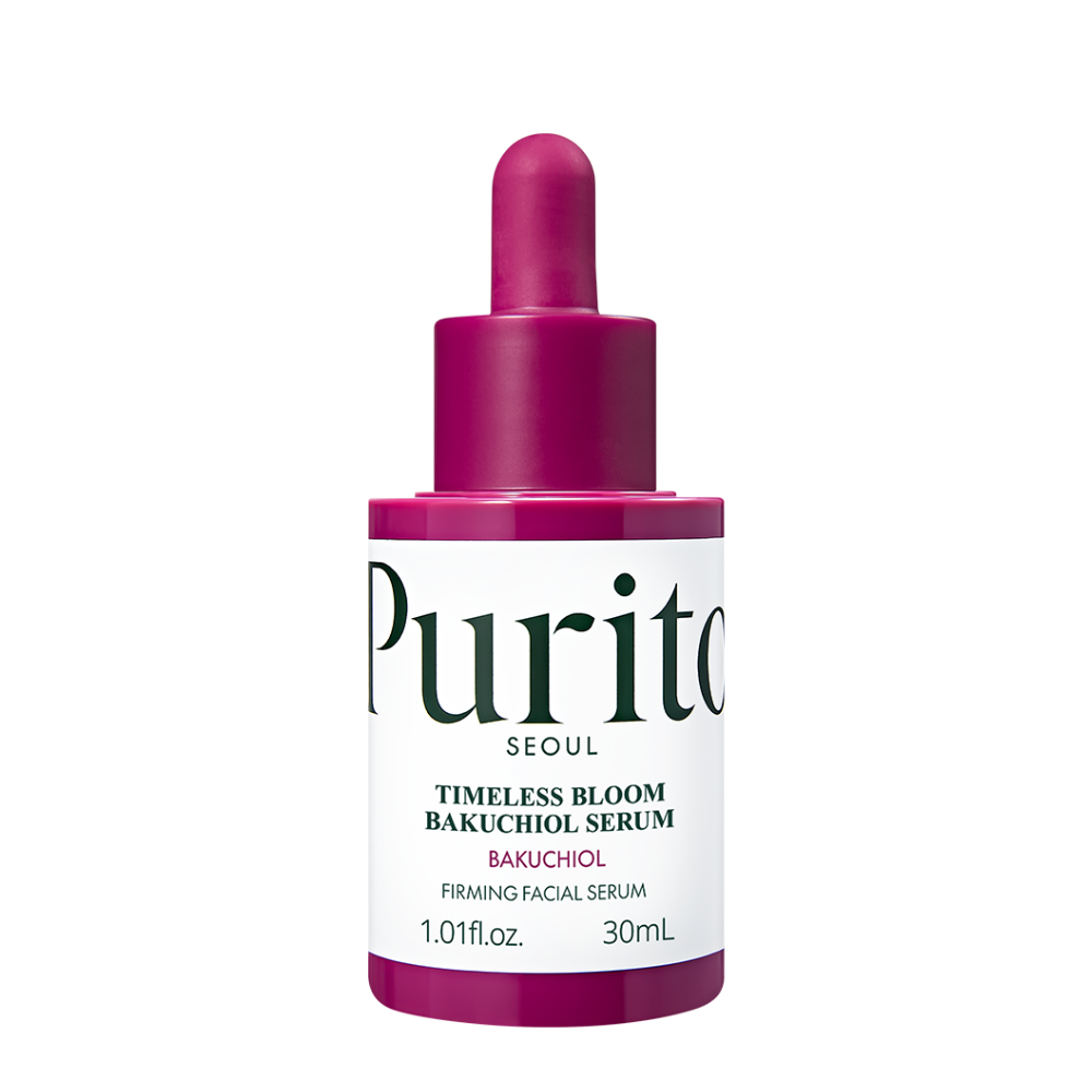 PURITO SEOUL Timeless Bloom Bakuchiol Serum - veido serumas su bakučioliu