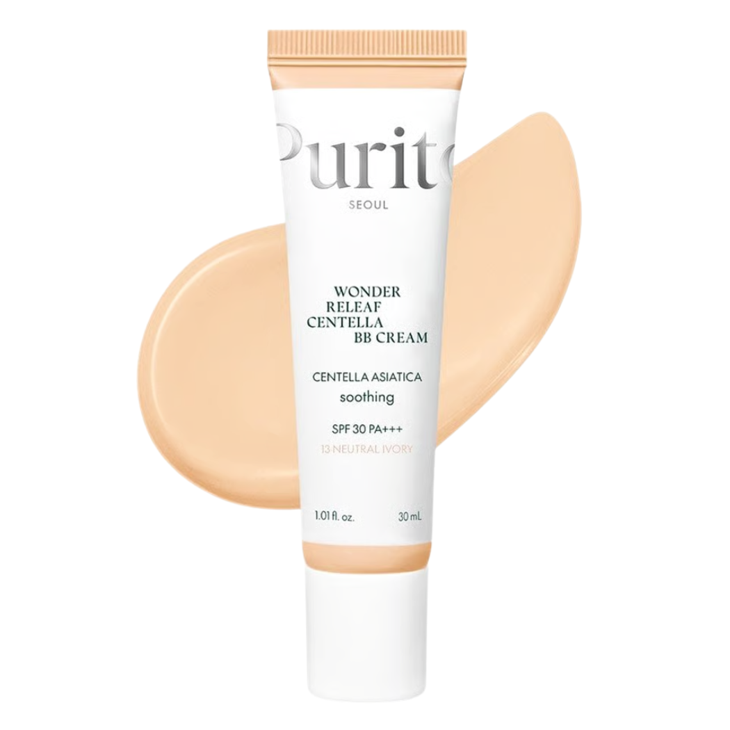 PURITO SEOUL Wonder Releaf Centella BB Cream - BB kremas su spalva