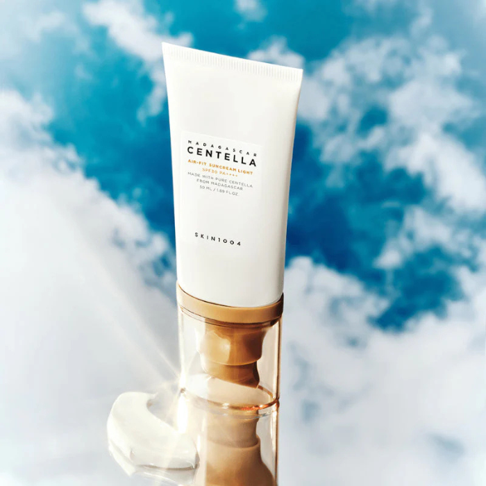 SKIN1004 Madagascar Centella Air-Fit Suncream Light - apsauginis kremas nuo saulės