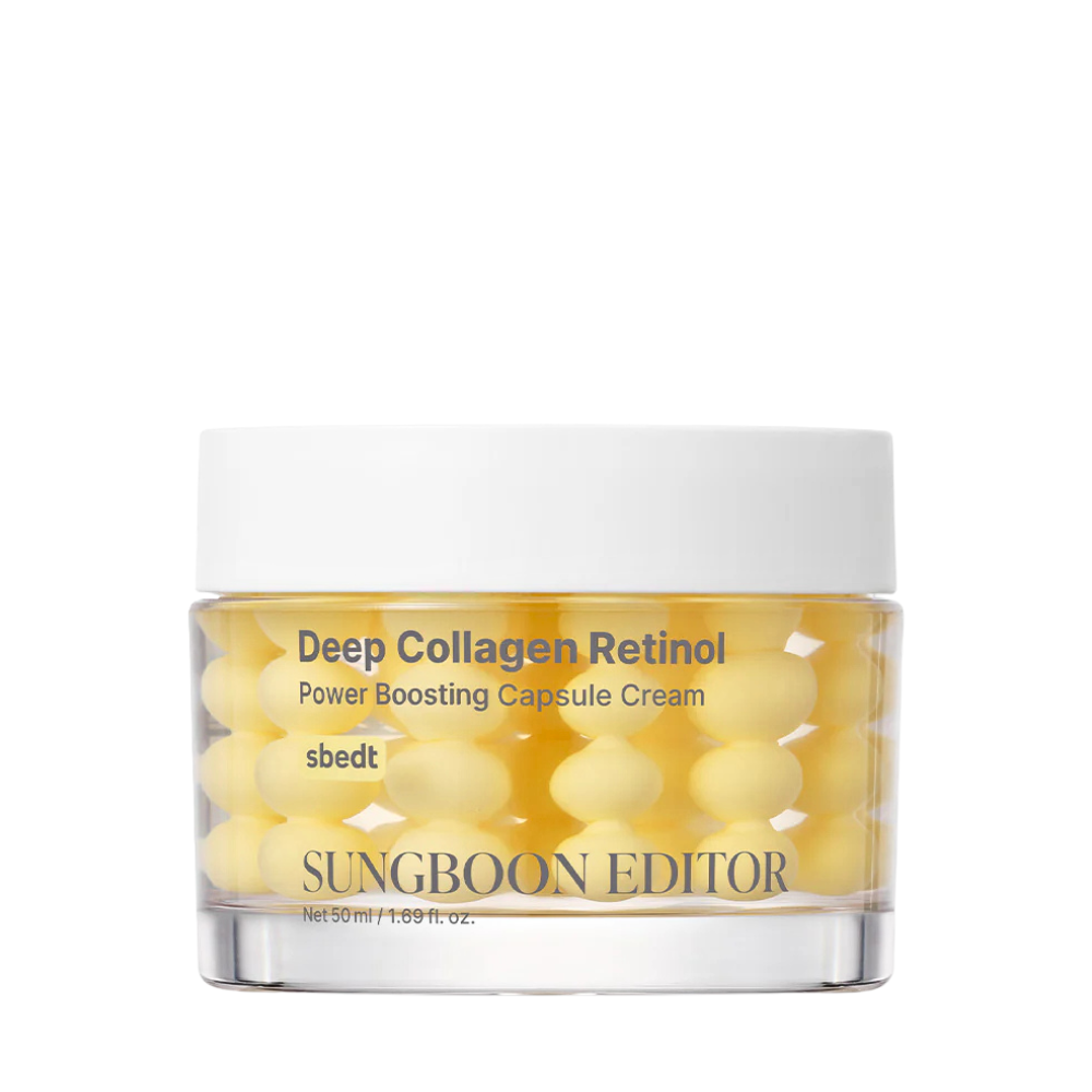 SUNGBOON EDITOR Deep Collagen Retinol Power Boosting Capsule Cream - veido kremas su retinoliu