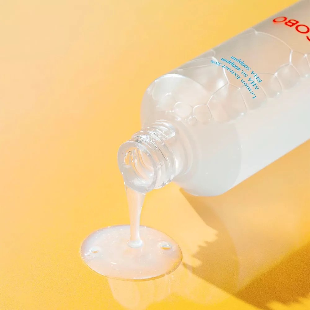 Tocobo AHA BHA Lemon Toner - šveičiamasis veido tonikas